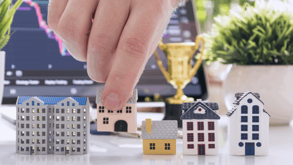 Placing miniature home in a specific location