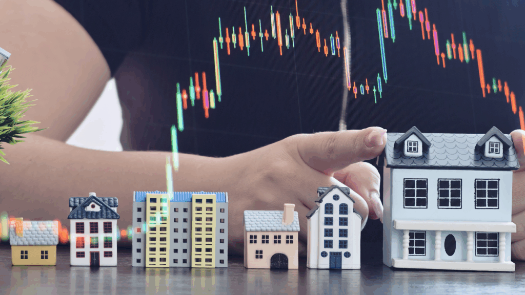 Visual presentation of different market values of each property