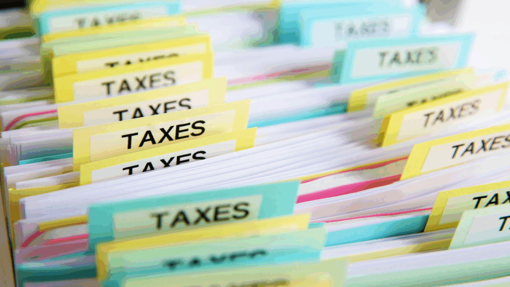 Sorting tax documents in an organized manner