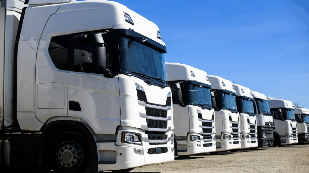 Trucks used for freight transportation