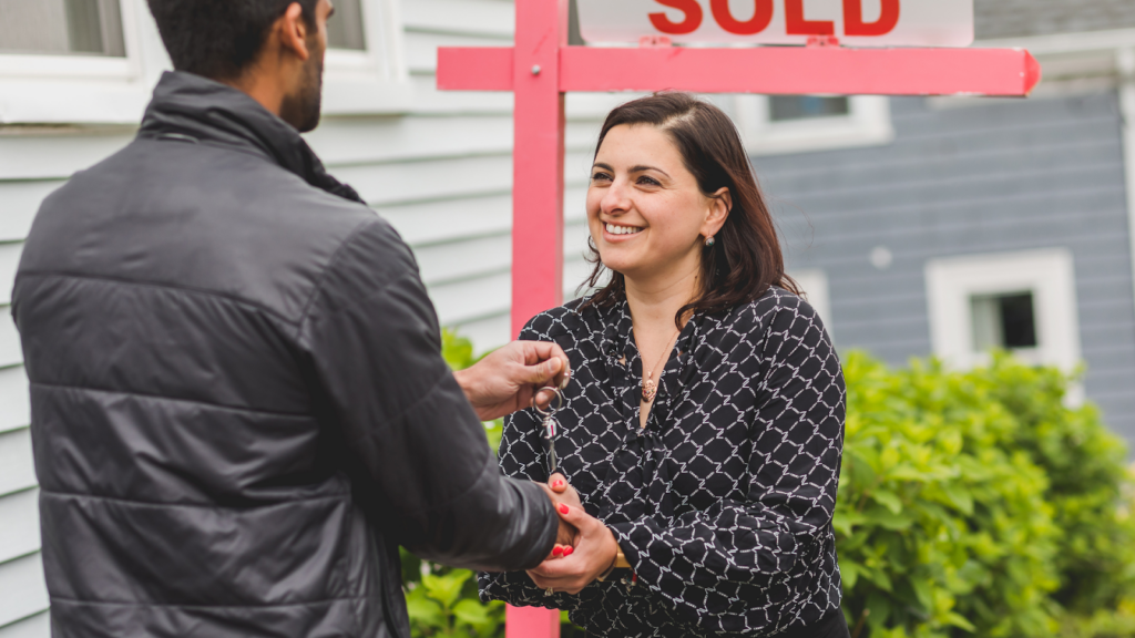 A new homeowner bought the property by auction through a tax sale