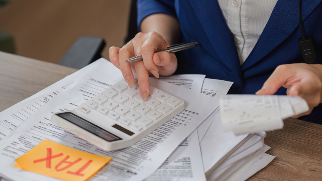 Professional preparing evidence and documents for a property tax protest