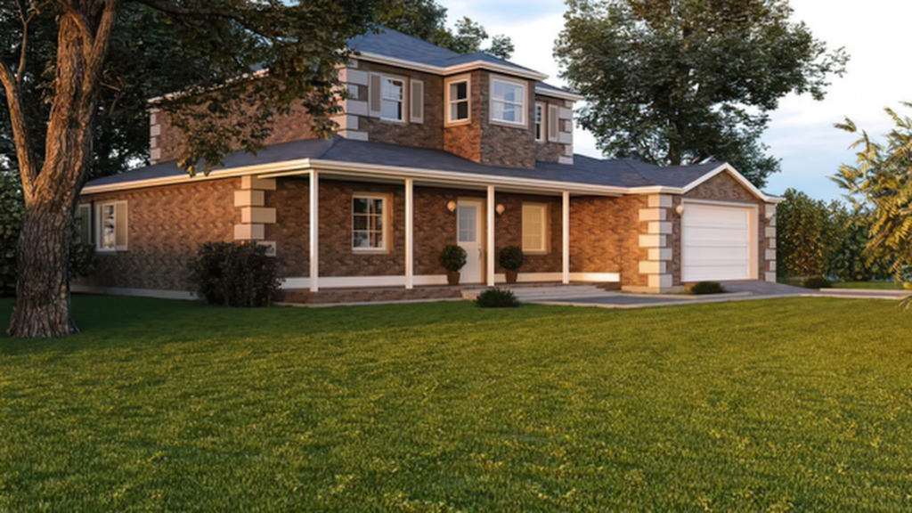 Beautifully Kept Home Exterior Reflecting Proactive Long-Term Care